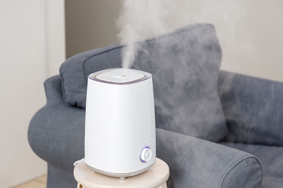 加湿器で湿度を保つことも効果的